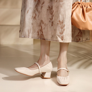 Chaussures à talons hauts pour femmes, chaussures Mary Jane pour filles, sandales à talons, escarpins professionnels pour femmes, chaussures de cérémonie pour femmes d'affaires, chaussures de mariage et de défilé - Product Image 4
