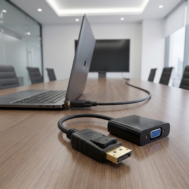 HDTV to VGA Adapter or Computer, Desktop, Laptop, PC, Monitor, Projector, HDTV, Chromebook