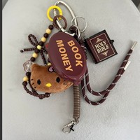 2025 nouveau coréen INS Style Punk Sport sac à main téléphone accessoires sac breloque porte-clés sac sac à main Mini peluche poupée pendentif pour les filles