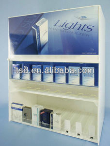 Nhà máy tùy chỉnh cửa hàng tiện lợi <span class=keywords><strong>Acrylic</strong></span> thuốc lá hiển thị đứng - Product Image 4