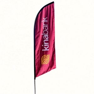 Promotion Advertising Feather <b>Flag</b> Custom Digital Printing Double Sided Beach <b>Flag</b> - Product Image 4