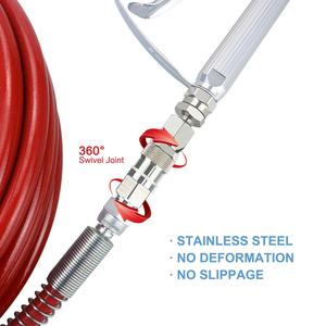 Conector Giratorio de Manguera <span class=keywords><strong>para</strong></span> Pistola de Pintura sin Aire Oem 244515, Adaptador <span class=keywords><strong>para</strong></span> Pulverizadores de Pintura Grac - Product Image 4
