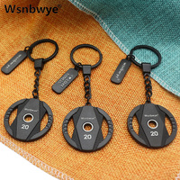 Entraînement Gym Accessoire Sphérique Porte-clés 3in1 Exercice Métal Personnalisé Designer Haltérophilie Kettlebell Pilates Porte-clés