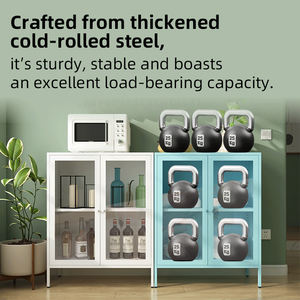 Armoire de rangement en métal <span class=keywords><strong>DIY</strong></span> mignonne pour chambre et entrée, <span class=keywords><strong>casier</strong></span> multifonctionnel en acier avec porte magnétique, directement de l'usine - Product Image 4