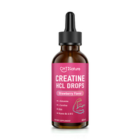 CHTNature OEM Suppléments Créatine Monohydrate HCL Liquide 30ml/50ml/60ml Gouttes de Créatine