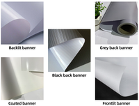 Derflex PVC Flex bannière bâche étanche publicité extérieure brillant mat Frontlit/rétro-éclairé Lona bannière rouleaux fabricant