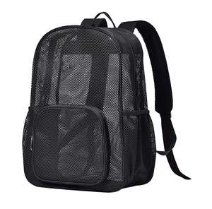 Mesh <b>Backpack</b> with <b>Large</b> Capacity Adjustable Straps and Multiple Pockets for Versatile School and Travel Use - Product Image 3