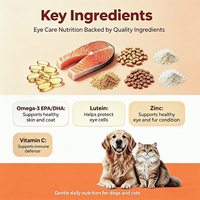 Compléments alimentaires Waylemo pour la santé des yeux des chiens, soins des yeux et immunité, 120 comprimés à mâcher