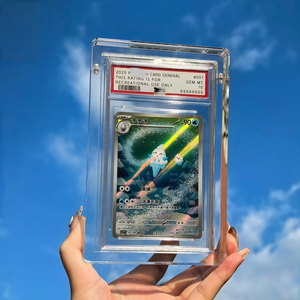 Espositore in Acrilico con Coperchio Magnetico per Carte Classificate PSA, Protezione Resistente ai Raggi UV per Carte Pokémon e CGC - Product Image 2