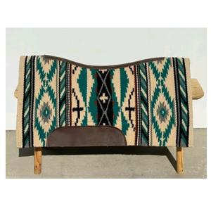 Almohadilla de sillín contorneada occidental al por mayor costura fuerte forro polar de cuero suave y transpirable hecho a mano para uso diario - Product Image 1