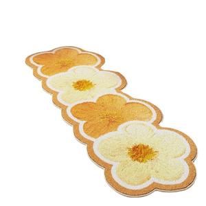 Alfombra Floral de Poliéster con Forma Novedosa, Tapete para Lado de Cama Resistente a las Manchas, para Uso Doméstico, Patrón 1, Patrón 2, Patrón 3, Patrón 4 - Product Image 3