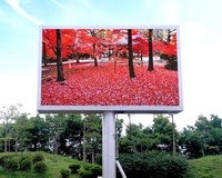 Mur vidéo extérieur SMD2727 P6 Colonne Fixe LED Panneau Numérique Panneau 6mm IP65 6 Mètre Panneau LED pour Publicidad Animation