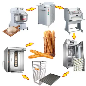 Yoslon Manufacturer Industrial, Bread Loaf Baking Equipment Bakery Food Production Line French Baguette Making Machine/