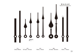 1 bộ tự làm kim loại màu trắng Đồng hồ treo tường kim con trỏ Đồng hồ thạch anh Đồng hồ tay cho đồng hồ thay thế phụ kiện một phần - Product Image 4