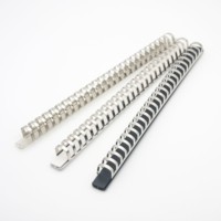 Mécanisme de reliure argenté à 26 trous avec base, anneau de 15 mm de diamètre intérieur, organisateur de documents B5 de 265 mm, planificateur d'études, livraison rapide