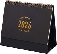 Calendrier de bureau promotionnel personnalisé 2025-2026, calendrier mensuel de bureau, juillet 2025 - décembre 2026, calendrier de bureau à feuilles mobiles, année scolaire, fabriqué en Chine