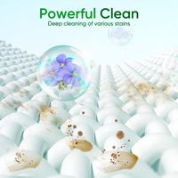 Feuilles de détergent de lessive végétale naturelle pure biodégradable écologique Bandes de détergent d'habillement jetables écologiques