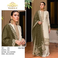 Robe de créateur indienne pakistanaise Salwar Kameez Bollywood la plus vendue tenue de fête costume de mariage costume pakistanais