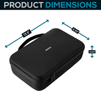 Boîte à outils de protection rigide EVA pour le travail en extérieur, personnalisable avec trousse de premiers secours pour les voyages en voiture