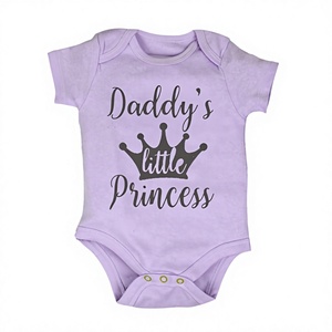 Combinaison bébé en coton biologique Pima et bambou, impression personnalisée, fermeture à pression, vêtements écologiques pour enfants, vente en gros - Product Image 1