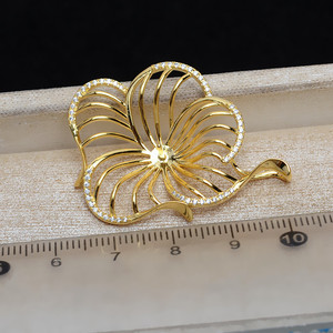 S925 Silver Pendant Base DIY Pearl Accessories Holder 14-17 Inch Empty Bottom <b>Concealer</b> for Jewelry Making Semi-Finished Product - Product Image 4