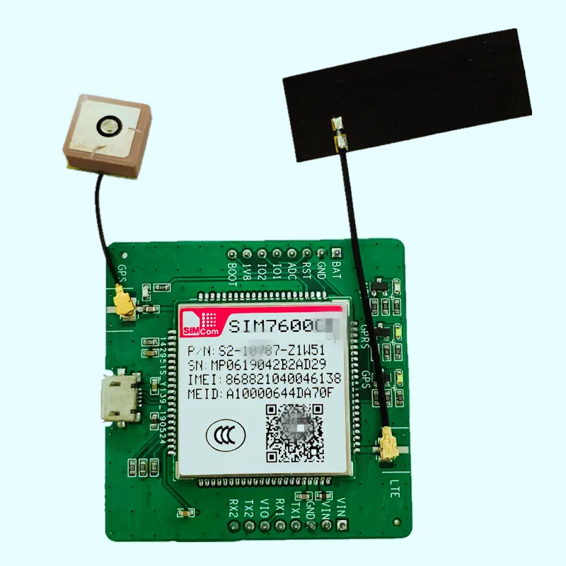SIMCOM-Placa de desarrollo SIM7600 SIM7600E-H, módulo de SIM7600A-H LTE CAT4, 4g, placa base de conexión con GPS, GSM, GPRS, GNSS