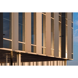 Système de mur de rideau intégré de revêtement de verre d'usine de façade de bâtiment Architectural de taille haute moderne - Product Image 3