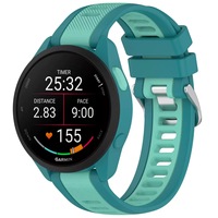 Bracelet de montre intelligente Forerunner 165/245/645/Venu 2/SQ2/Vivoactive 5/4/3, 18mm/20/22mm, boucle élastique en silicone, fermoir à boucle 11