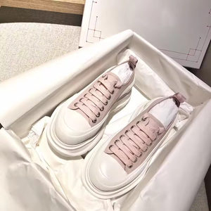 Chaussures pour femmes de luxe, nouvelle collection, décontractées, à plateforme, à semelle épaisse, rehaussantes, version haute, MQ MoQueen, blanches, à lacets - Product Image 2