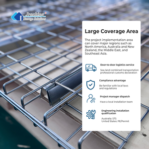 42 ''x 46'' mạ kẽm thép thác nước lưới decking cho Heavy Duty Rack Panel Jracking thép lưới thép lưới sàn - Product Image 6