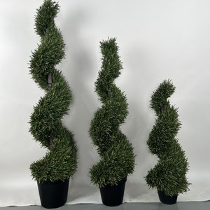 Lớn trong nhà phòng khách nhân tạo nhà máy dày đặc Milan cỏ trong chậu bóng màu xanh lá cây nhựa xoắn ốc sinh thái thân thiện lâu dài nhà - Product Image 6