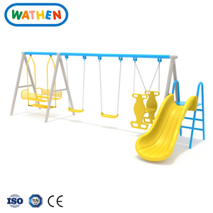 Trẻ Em Phổ Biến Sân Chơi Ngoài Trời Thiết Bị Kim Loại Trượt Và Đu Đặt Cho Bán Đa Trẻ Em Chơi Thiết Bị - Product Image 5