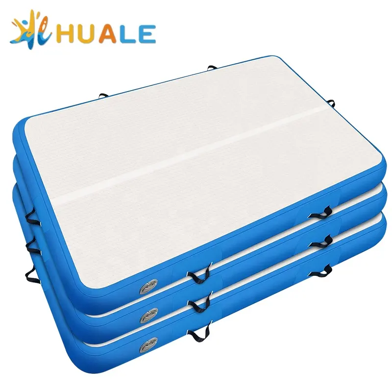 HUALE Premium Quality Swim Line Top Grade 10 'x 8' Bis zu 10 Personen Rafting und Erholung Aufblasbares Schwimmdock