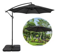 Parasol de jardin suspendu portable en fer forgé, étanche, pour terrasse et restaurant extérieur – Approvisionnement direct usine