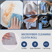 Chiffon de nettoyage en microfibre jetable avec logo personnalisé, serviette de cuisine OEM, torchon en gros provenant d'une usine chinoise professionnelle