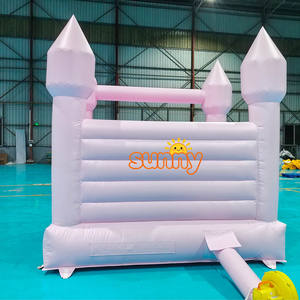 Structure gonflable commerciale combinée toboggan et château rebondissant pour enfants, idéale pour la location événementielle - Product Image 3