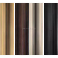 Panneaux muraux insonorisants modernes, directement de l'usine, panneaux en bois 3D pour la décoration murale intérieure, panneaux muraux acoustiques en bois pour l'enregistrement