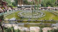 Fuente de Jardín Pequeña de Acero Inoxidable, Económica, para Exteriores, Decorativa, Apta para 110V-380V