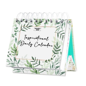 Calendario de Escritorio Personalizado con Resorte en Espiral, Pequeño, con Citas Inspiradoras Diarias para 365 Días - Product Image 1