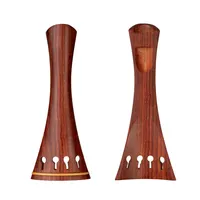 Handmade Violin Tailpiece Pegs Endpins Padauk 4 Strings 4/4 Size Violino Tuning Pegs Chinrest Violin Fiddle Strings Parts SET