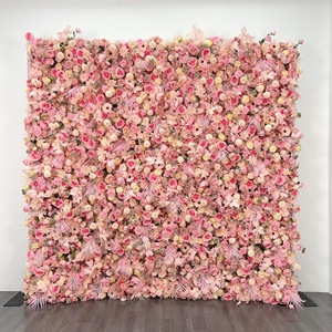 Deslumbrante Pared de Flores Artificiales 3D con Vegetación, Decoración para Cabina de Fotos en Bodas y Fiestas - Product Image 6