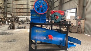 מגרסת לסת ניידת PE150x250 מונעת בדיזל, מכונת ריסוק אבנים קטנה ועוצמתית, מותקנת על גלגלים, למחצבות, כרייה ובנייה - Product Image 5