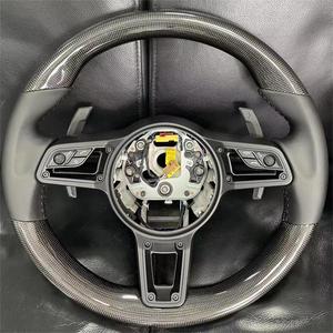 Volante Original para Porsche, Estilo <span class=keywords><strong>Clásico</strong></span>, para 911 Cayenne/Boxster/Macan/Panamera, Estilo Fibra de Carbono - Product Image 4