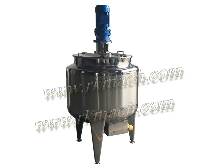 1000L aquecimento elétrico emulsionante mistura tanque (misturador homogeneizador duplo encamisado)