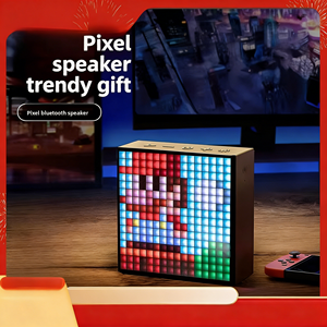 Timebox Evo, Pantalla LED RGB, Reloj Programable Controlado por Aplicación, Alarma, Creación de Arte <span class=keywords><strong>Pixel</strong></span> Único, Regalo, Altavoz Portátil - Product Image 3