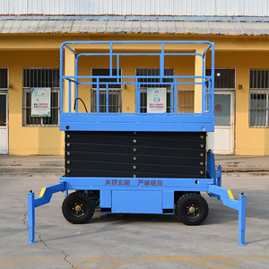 Platform Kerja Udara Portabel <span class=keywords><strong>Scissor</strong></span> Lift Hidrolik 220V 380V untuk Gudang - Product Image 2