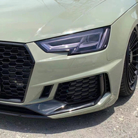 Bumper Depan PNB Berkualitas Tinggi Baru dengan Grille untuk Audi A4/S4 2017-2019 B9 Upgrade Gaya RS4 dengan Lubang Sensor Park Assist Model Sekrup