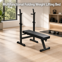 Banc de musculation pliable et réglable multifonctionnel pour squats et développés couchés, équipement de fitness pour l'entraînement de force - Vente en gros