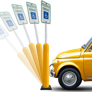 Señales de Tráfico de Seguridad para Estacionamiento, Reflectantes, Impermeables, Tipo Resorte de Aluminio, Flexibles, Precio de Fábrica Personalizado - Product Image 5