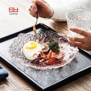 أطباق عتيقة متعددة الألوان باللون الأزرق والوردي الجليدي الإبداعي على الطراز الياباني لتناول وجبات الفاكهة والوجبات الخفيفة والعشاء - Product Image 5